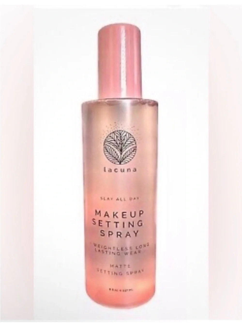 Lacuna Pink Matte Makeup Setting Spray — Weightless All-Day Hold